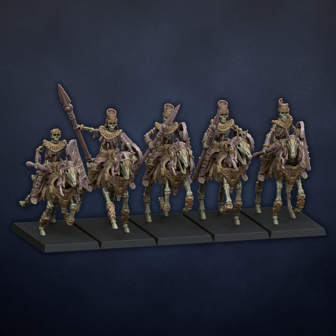 Ancient Skeletal Cavalry with Spears