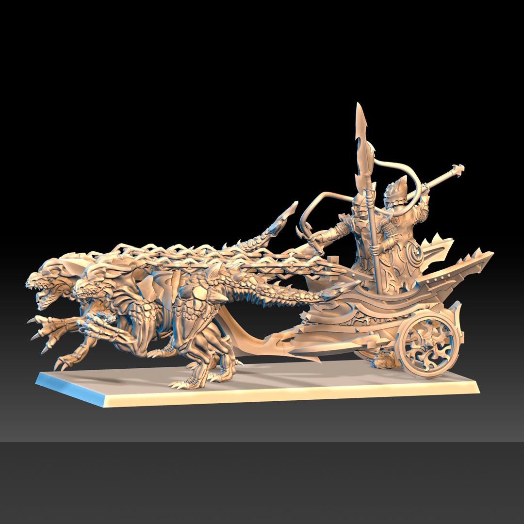 Dread Elves Raptor Chariot