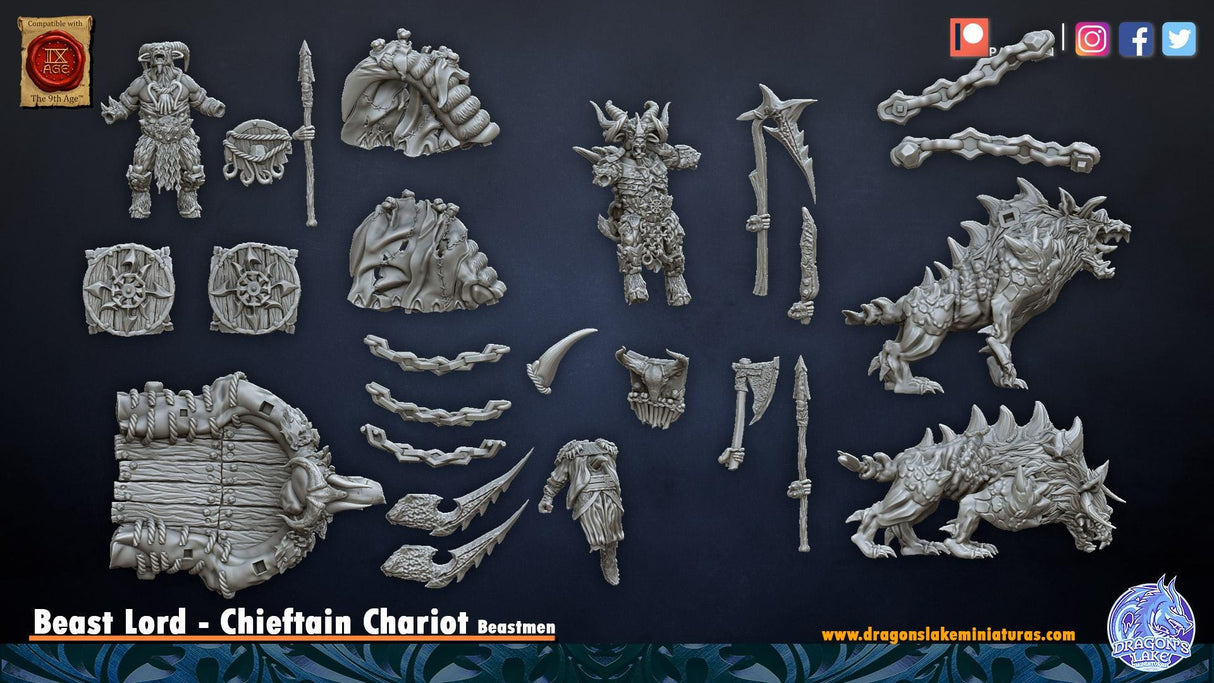 Beast Herds Beast LordChieftain on Chariot