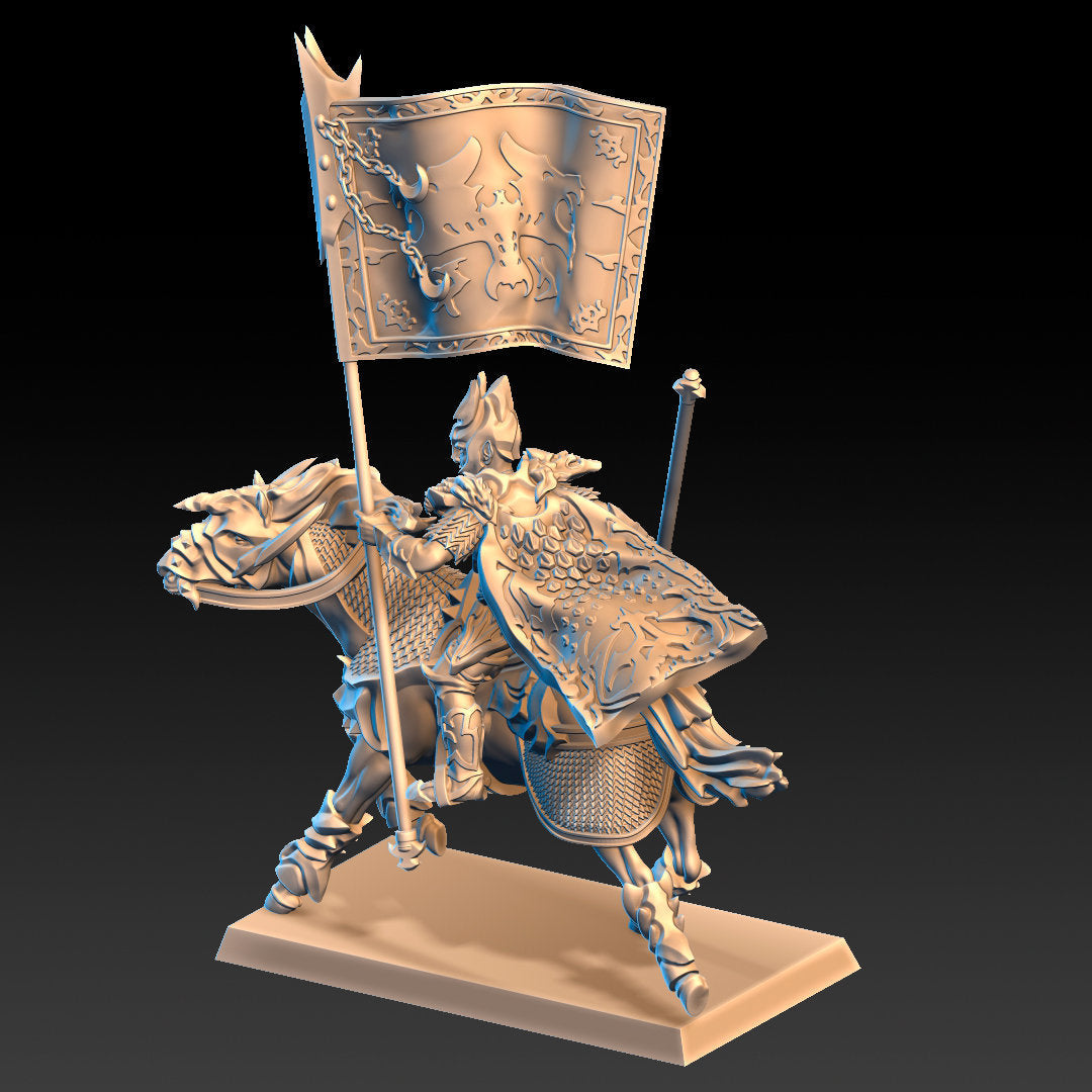 Dread Elves Noble on Horse