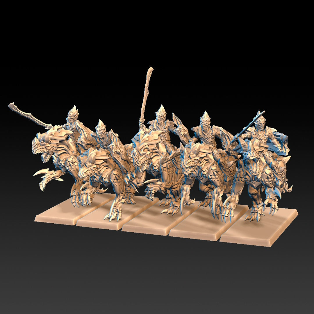 Dread Elves Raptor Riders