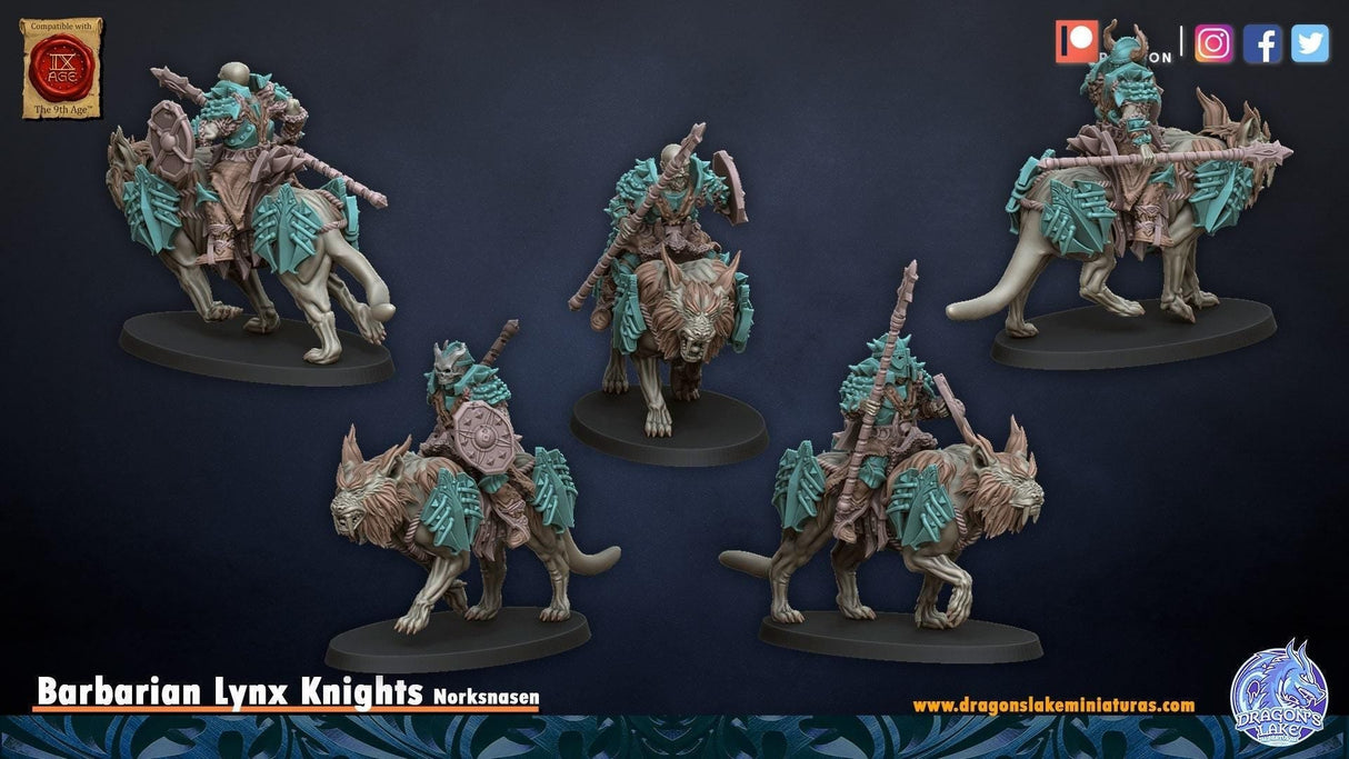 Barbarian Lynx Knights