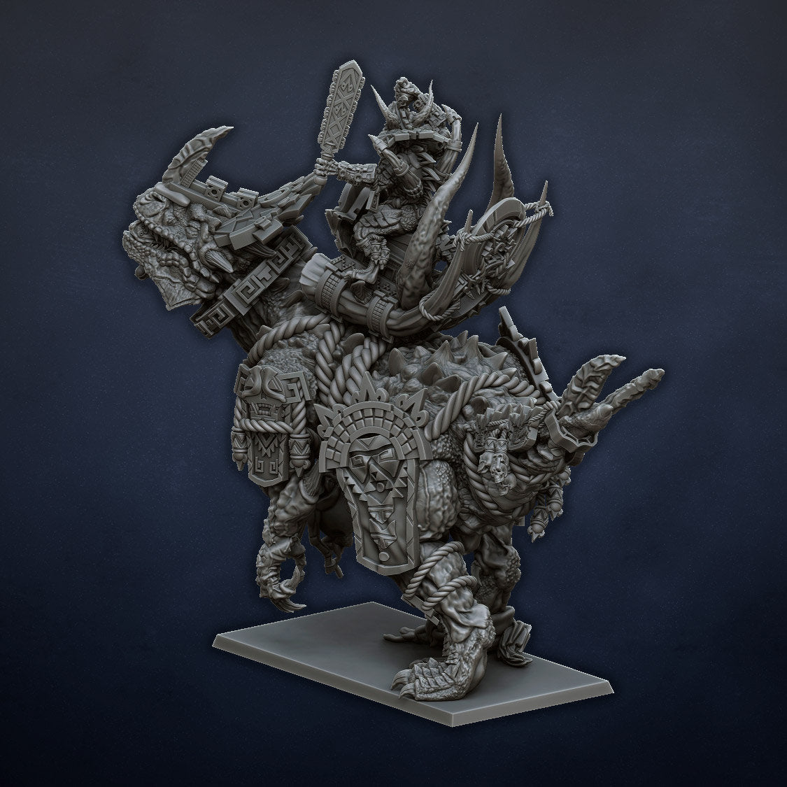 Miniatures Lord on Carnosaur