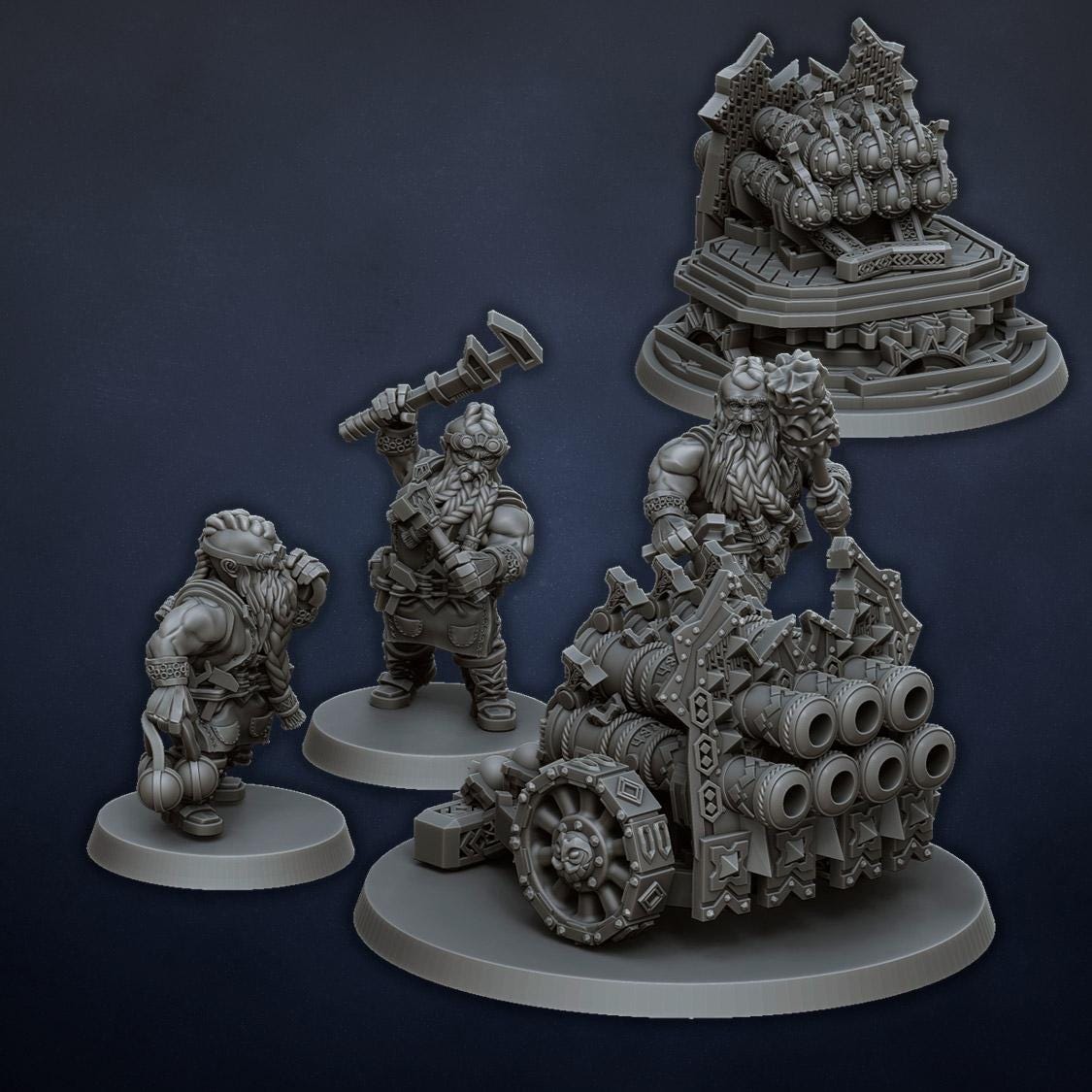Dwarf Organ Gun