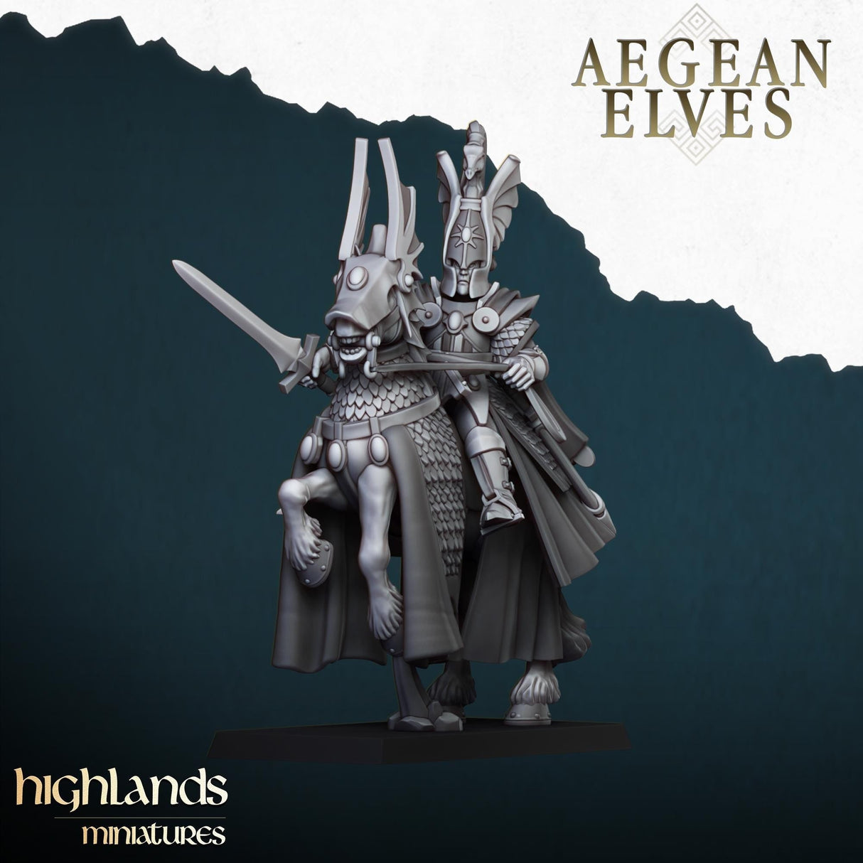 Aegean Elves Mounted Lord