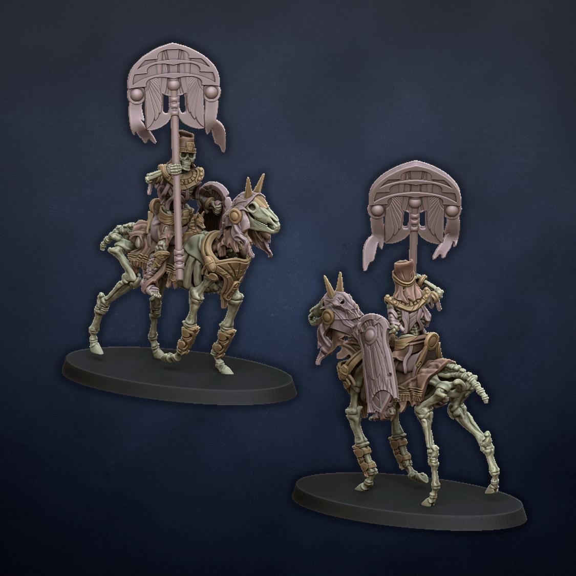 Ancient Skeletal Cavalry with Spears