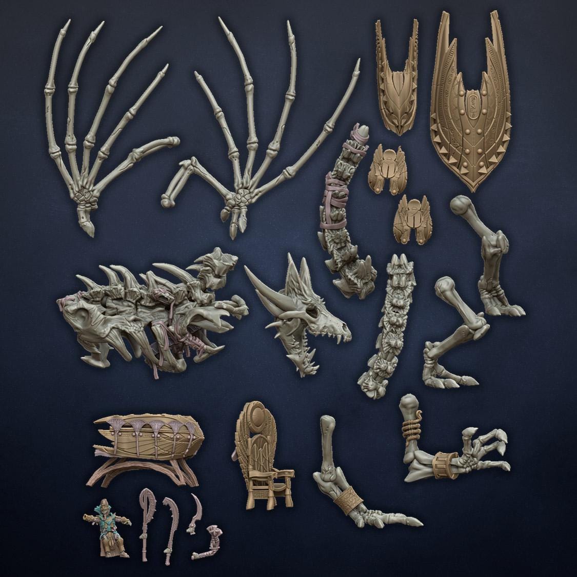 Pharaoh on Bone Dragon