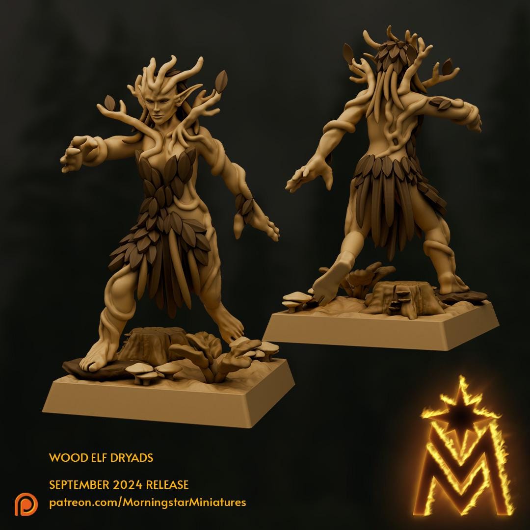 Wood Elf Dryads
