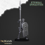 Ancient Skeleton with Spears