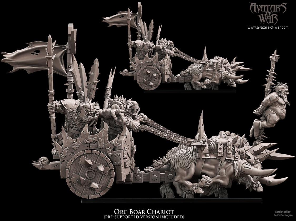 Orc Boar Chariot