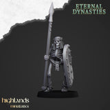 Ancient Skeleton with Spears
