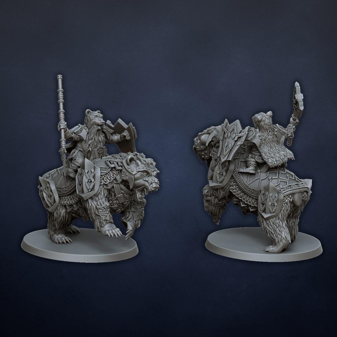 Dwarf Bear Riders
