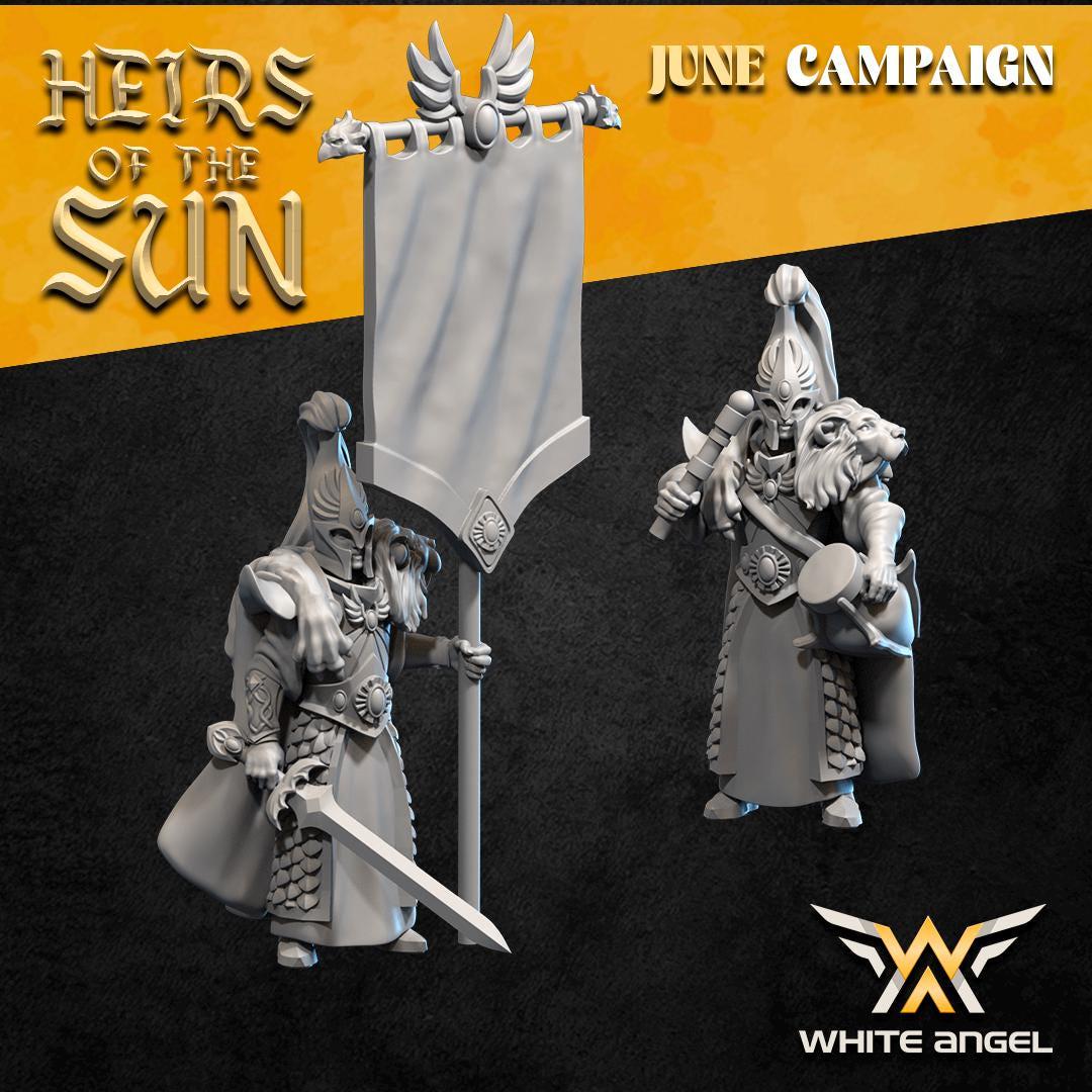 Lion Guards with Halberds