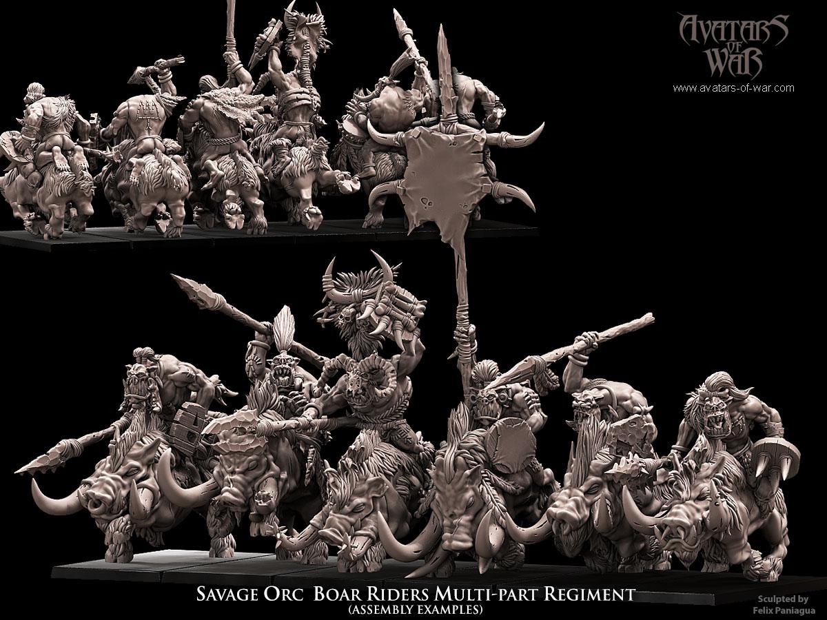 Savage Orc Boar Riders