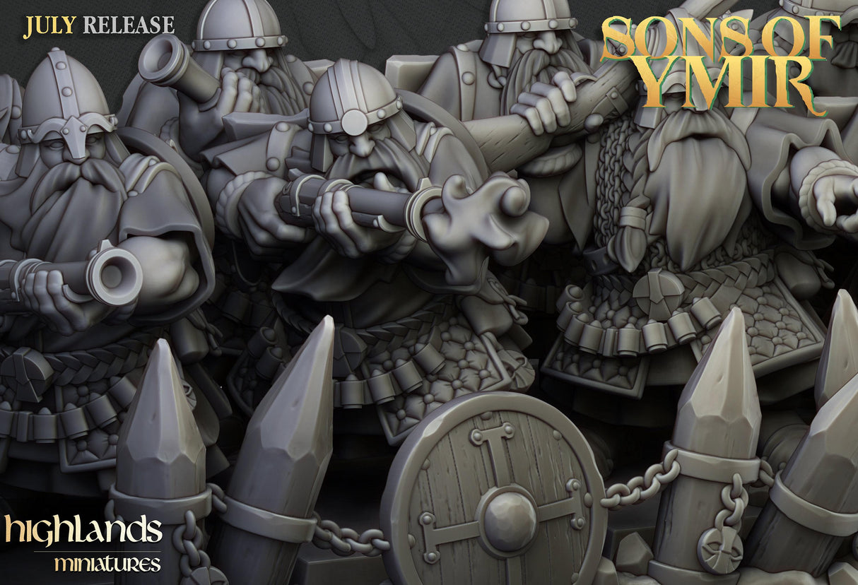 Dwarfs Marksmen with Handgun