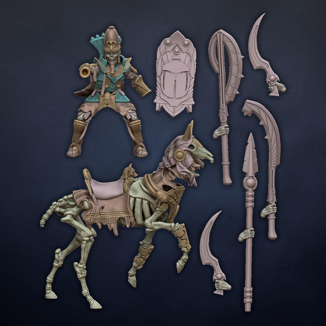 Pharaoh on Horse