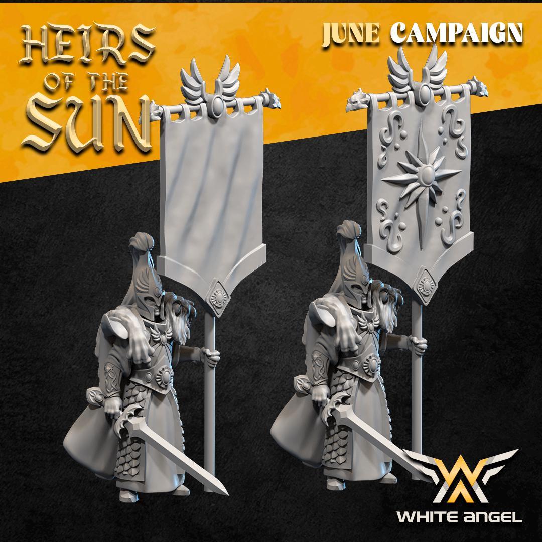 Lion Guards with Halberds