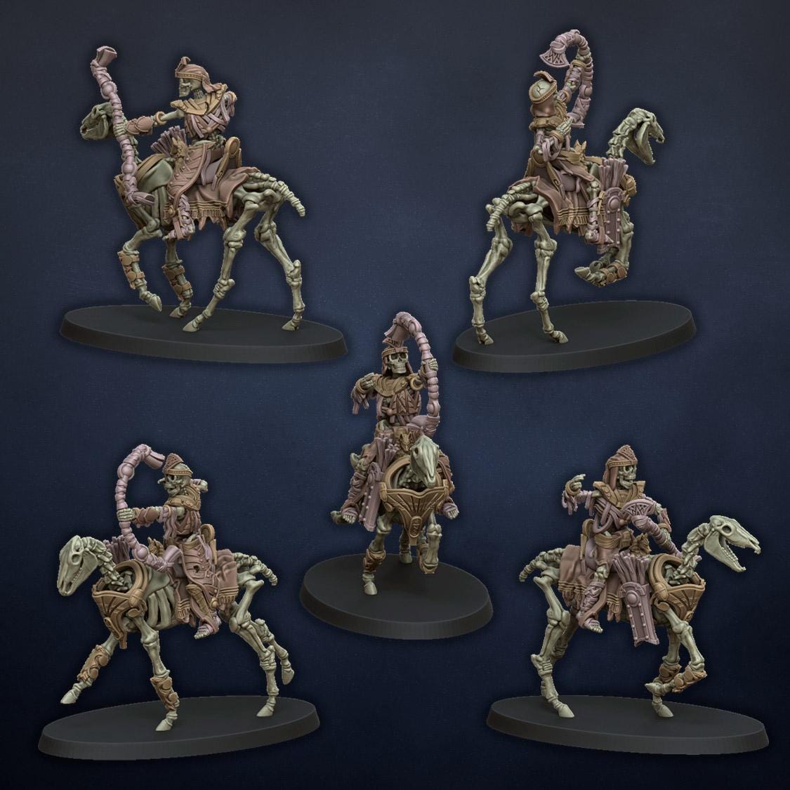 Ancient Skeletal Cavalry with Bows