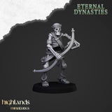 Ancient Skeleton with Bows
