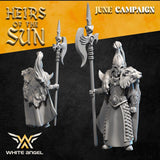 Lion Guards with Halberds