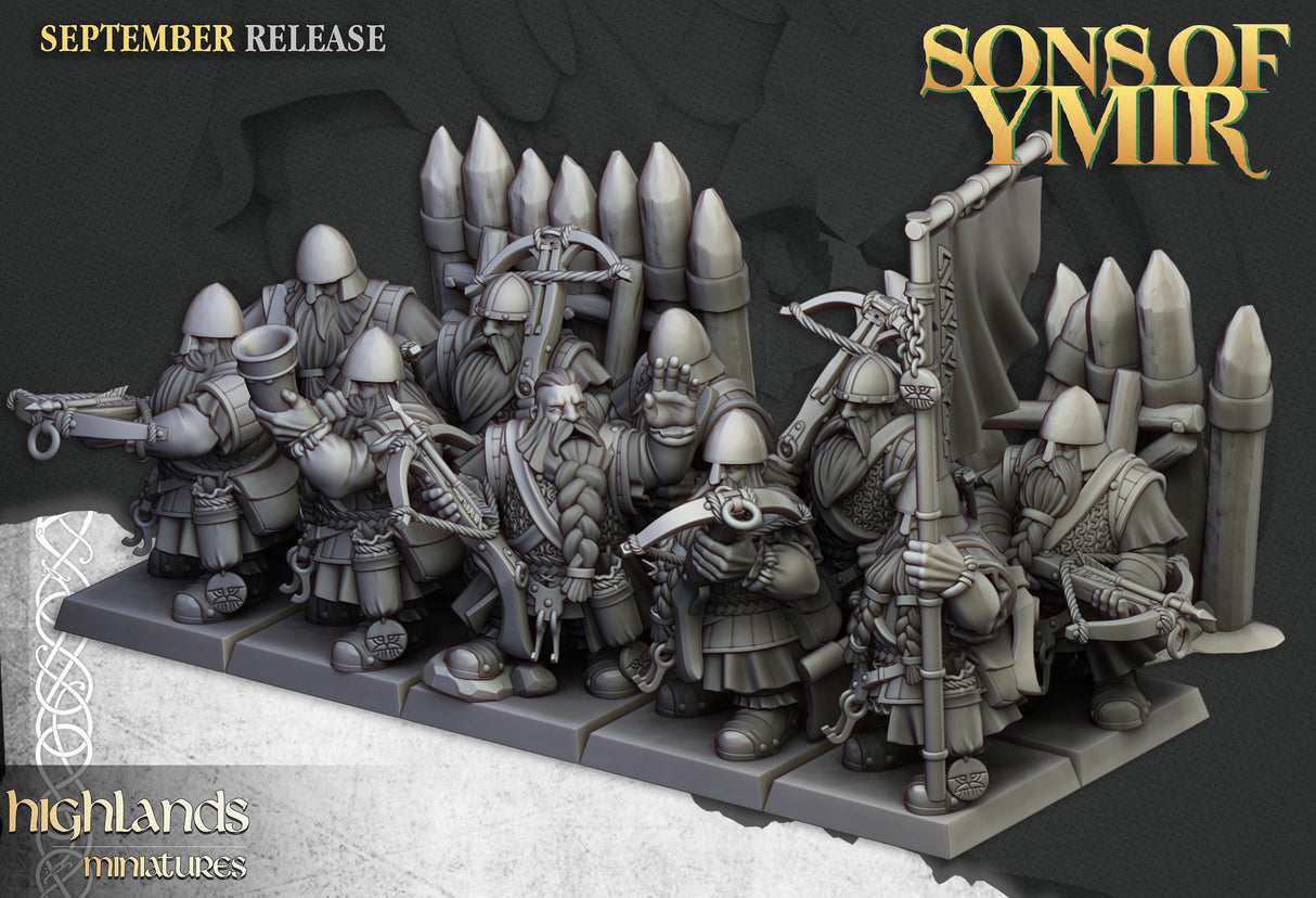 Dwarfs Marksmen with Crossbow