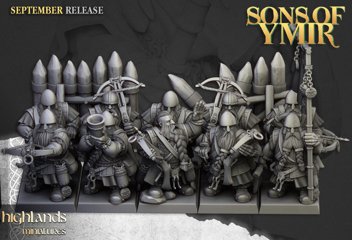 Dwarfs Marksmen with Crossbow