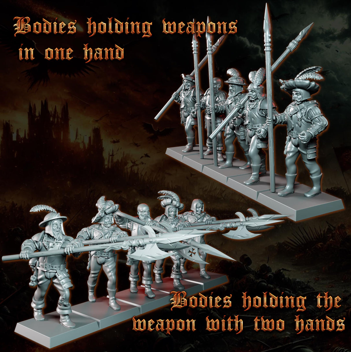 Imperial Troops with Halberds