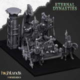 Pharaoh Funeral Ship Casket
