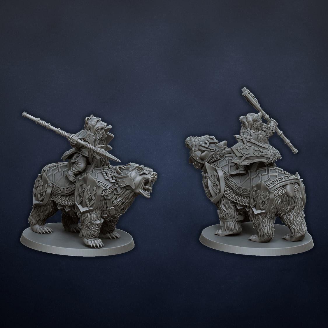 Dwarf Bear Riders