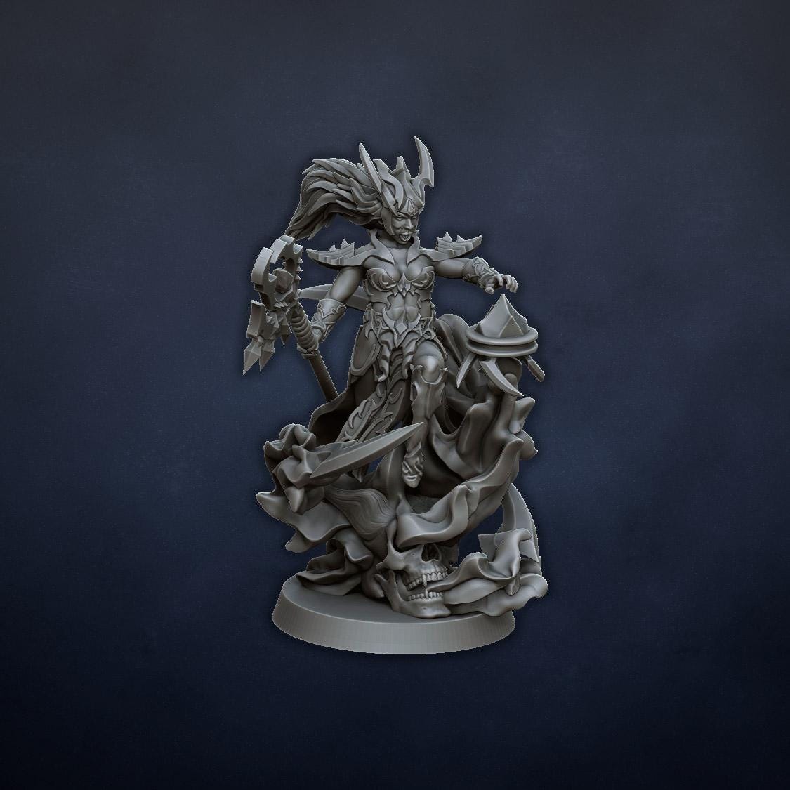 Dread Elves Sorceress on Foot