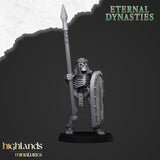 Ancient Skeleton with Spears