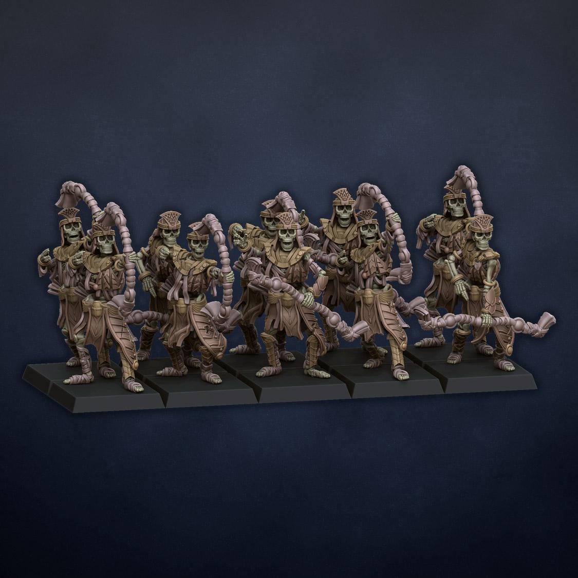 Ancient Skeleton with Bows