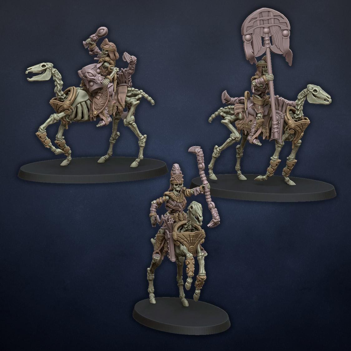 Ancient Skeletal Cavalry with Bows