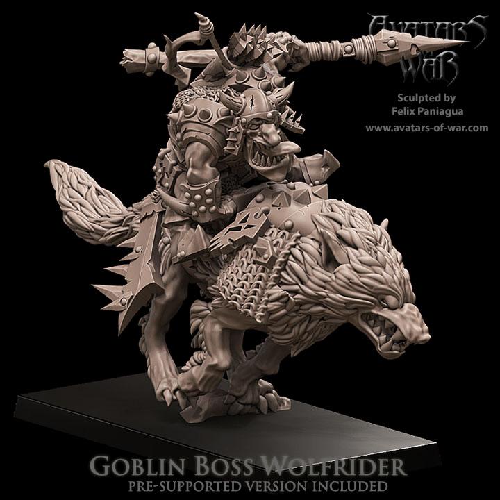 Goblin Boss Wolfrider