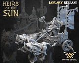 Miniature Chariot of Lions