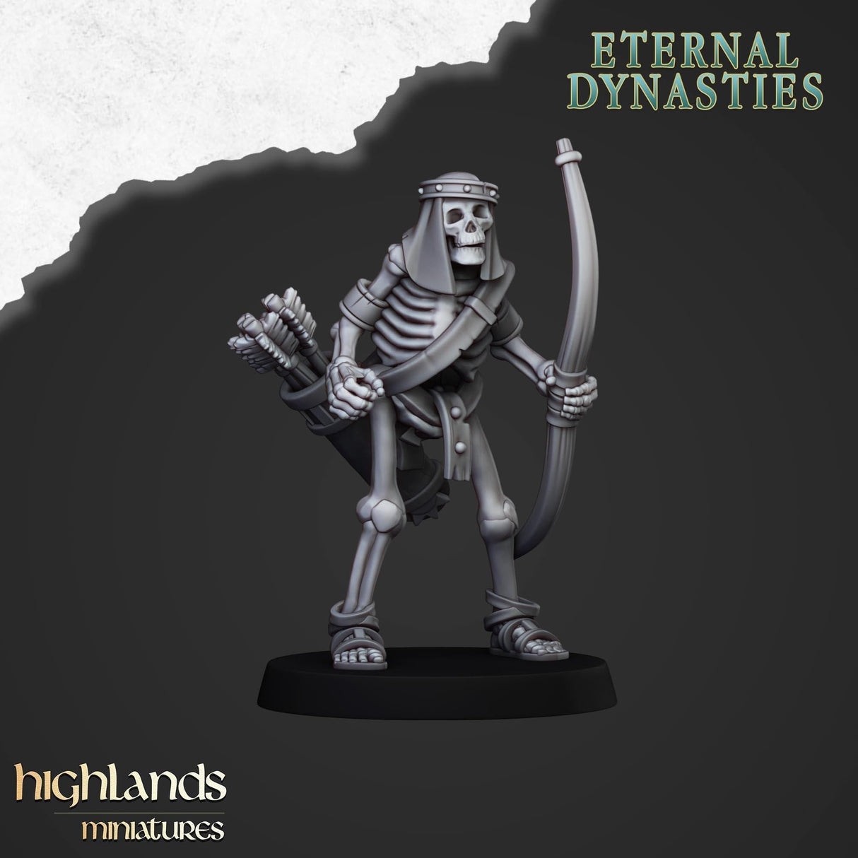 Ancient Skeleton with Bows