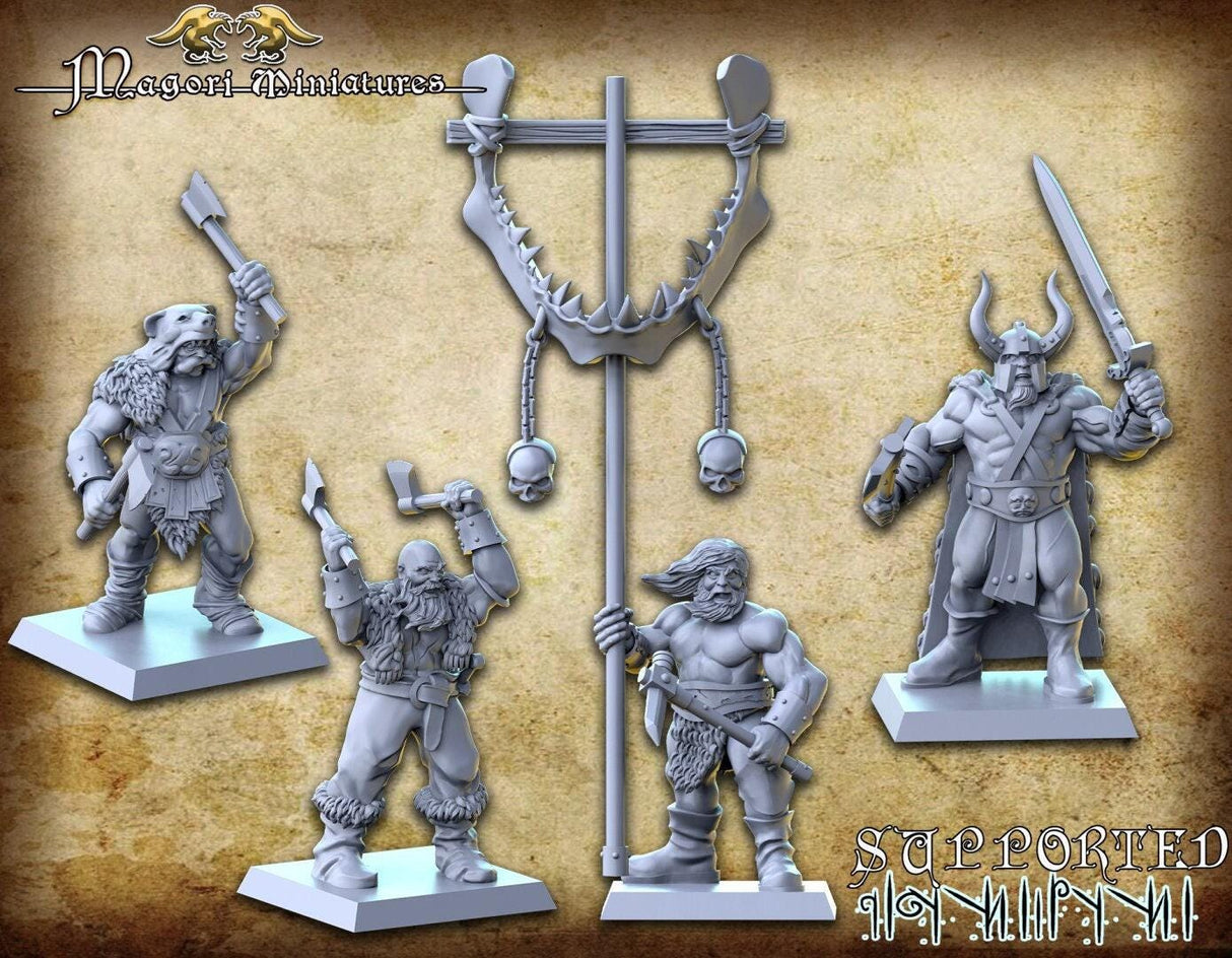 Magori Miniatures Marauder Tribesmen