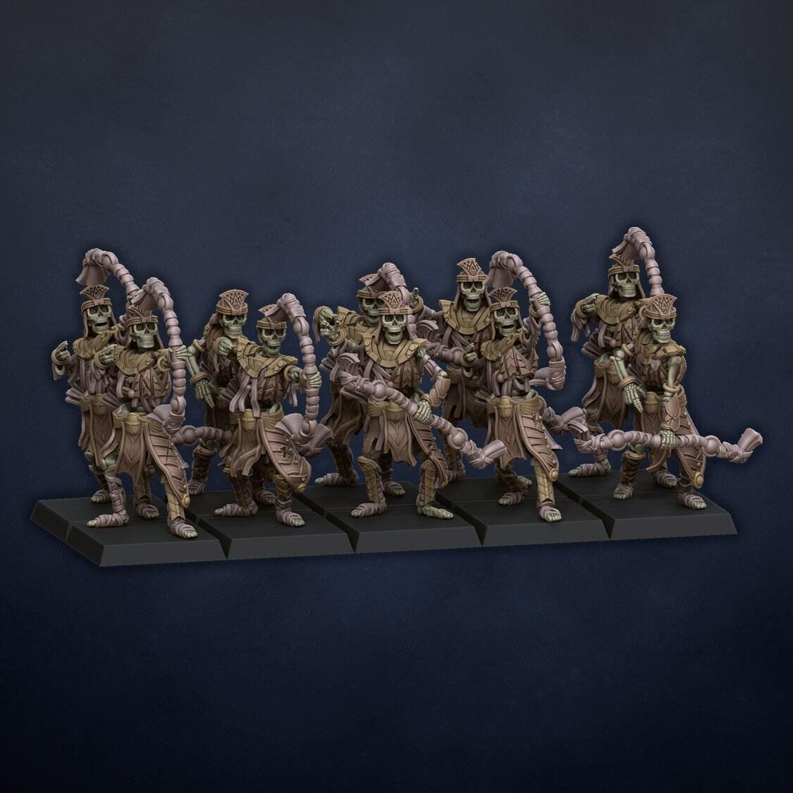 Ancient Skeleton with Bows