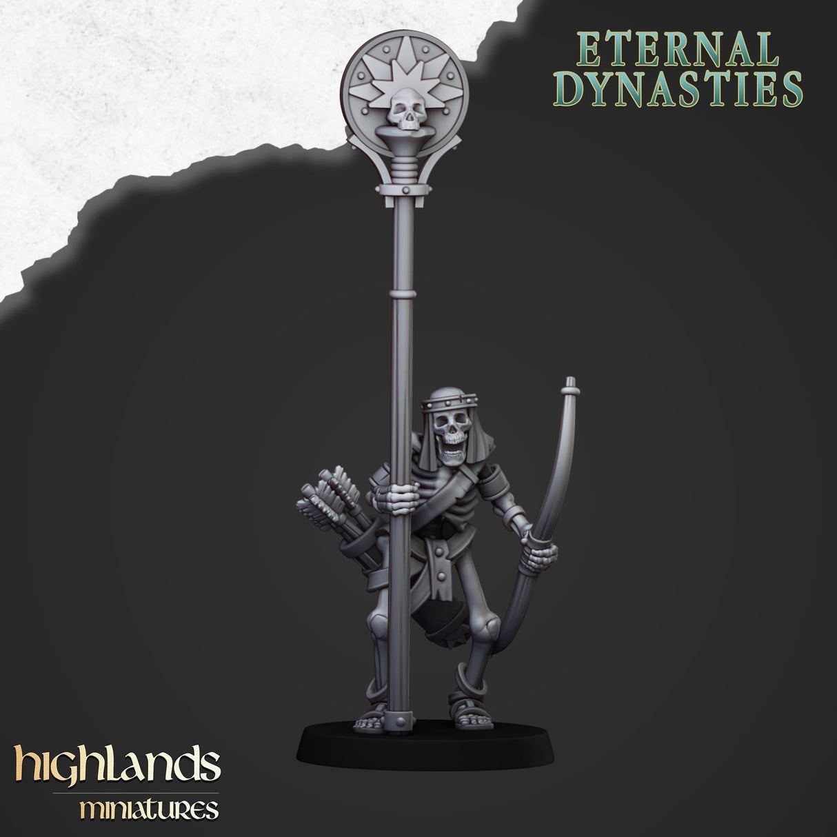 Ancient Skeleton with Bows