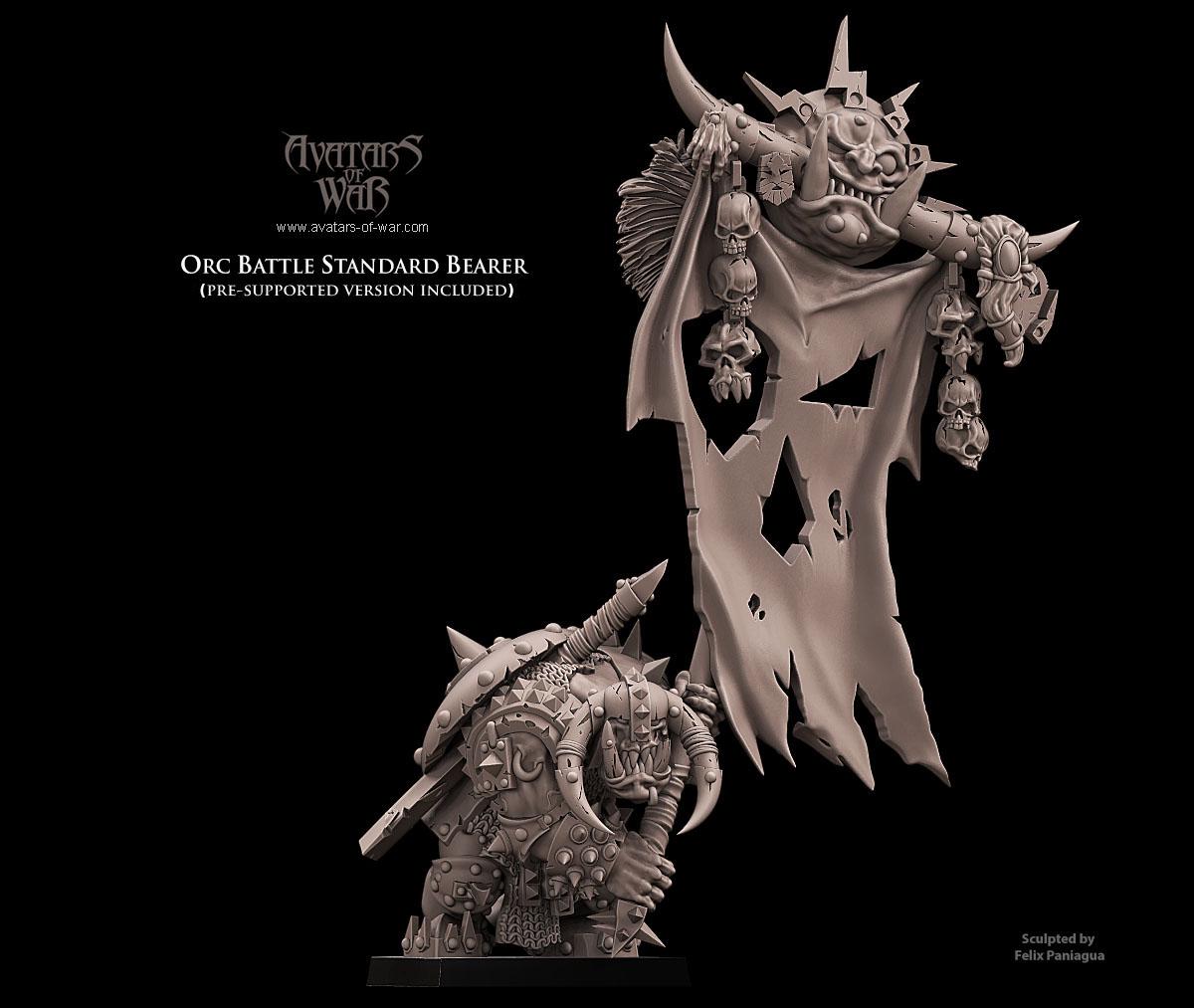 Orc Battle Standard-Bearer