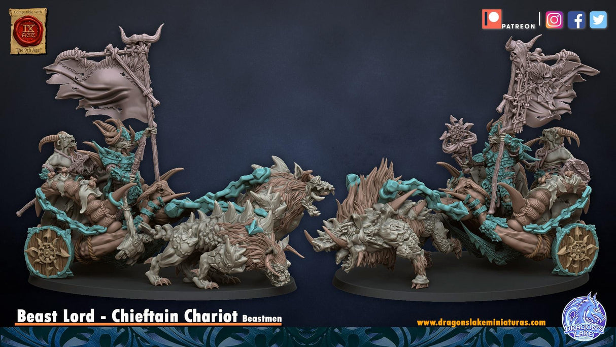 Beast Herds Beast LordChieftain on Chariot