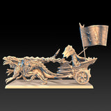 Dread Elves Noble on Raptor Chariot