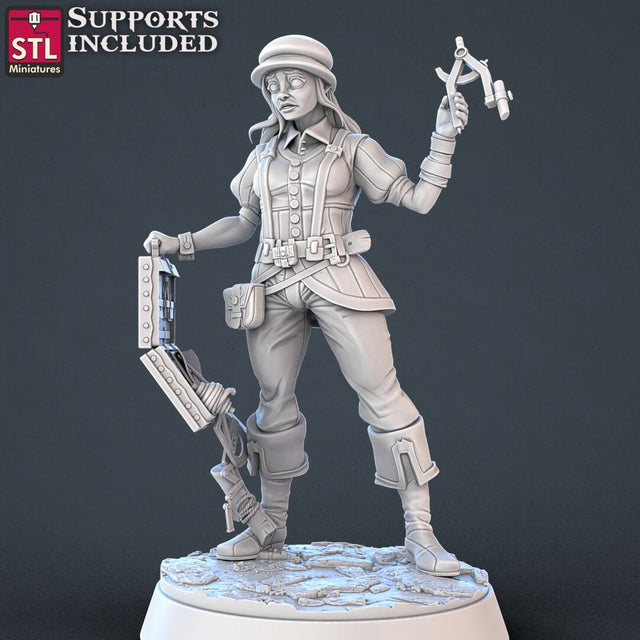 Architect Female STL Miniatures - BrodaForge