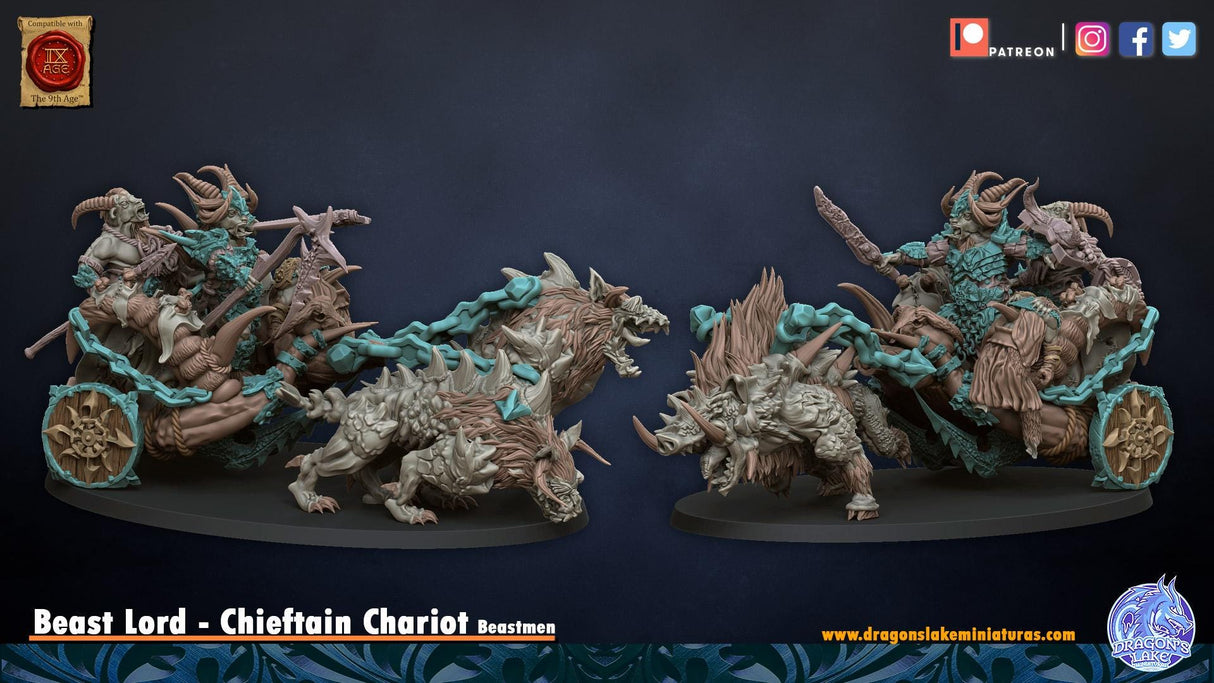 Beast Herds Beast LordChieftain on Chariot