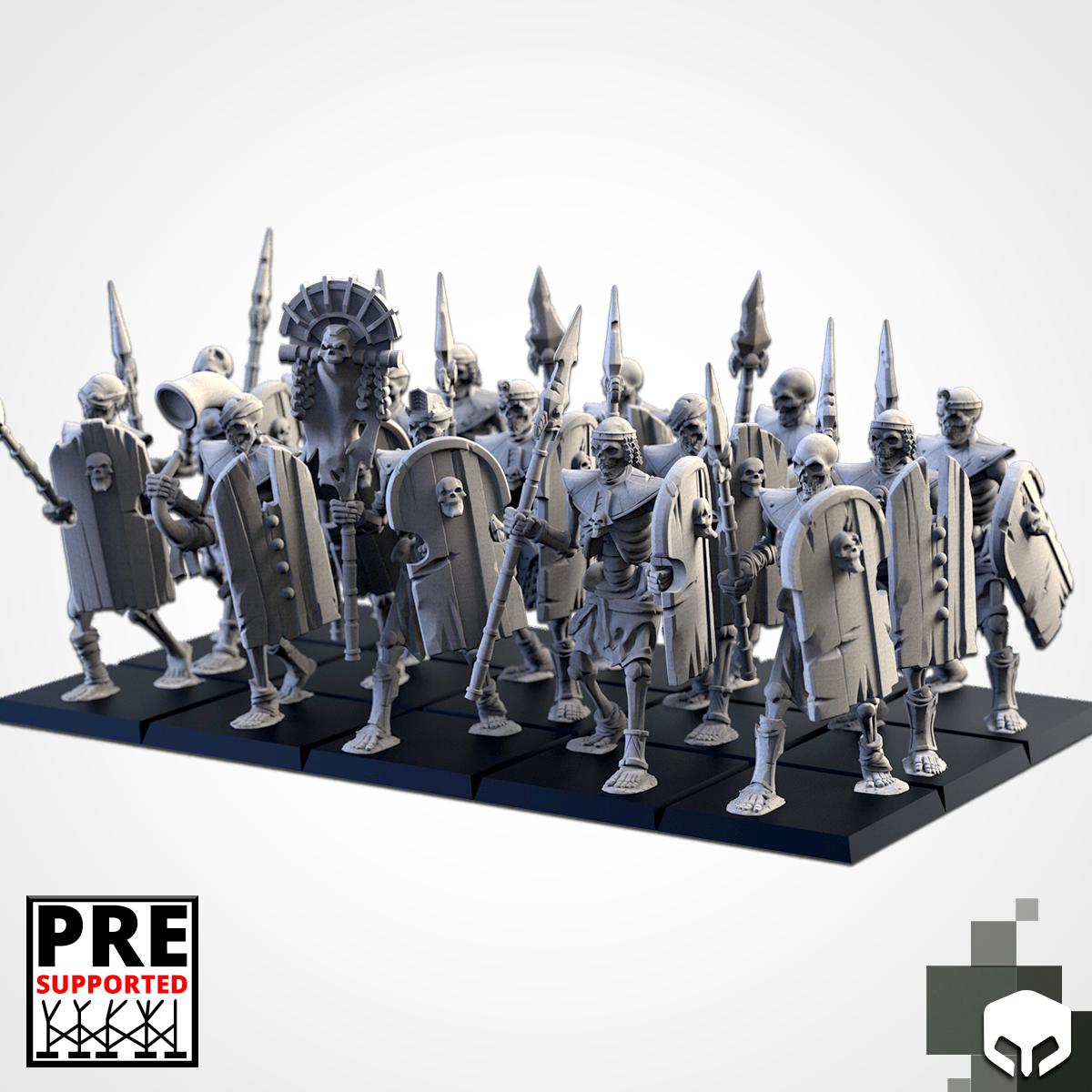 Txarli Factory Skeleton Spear Shield