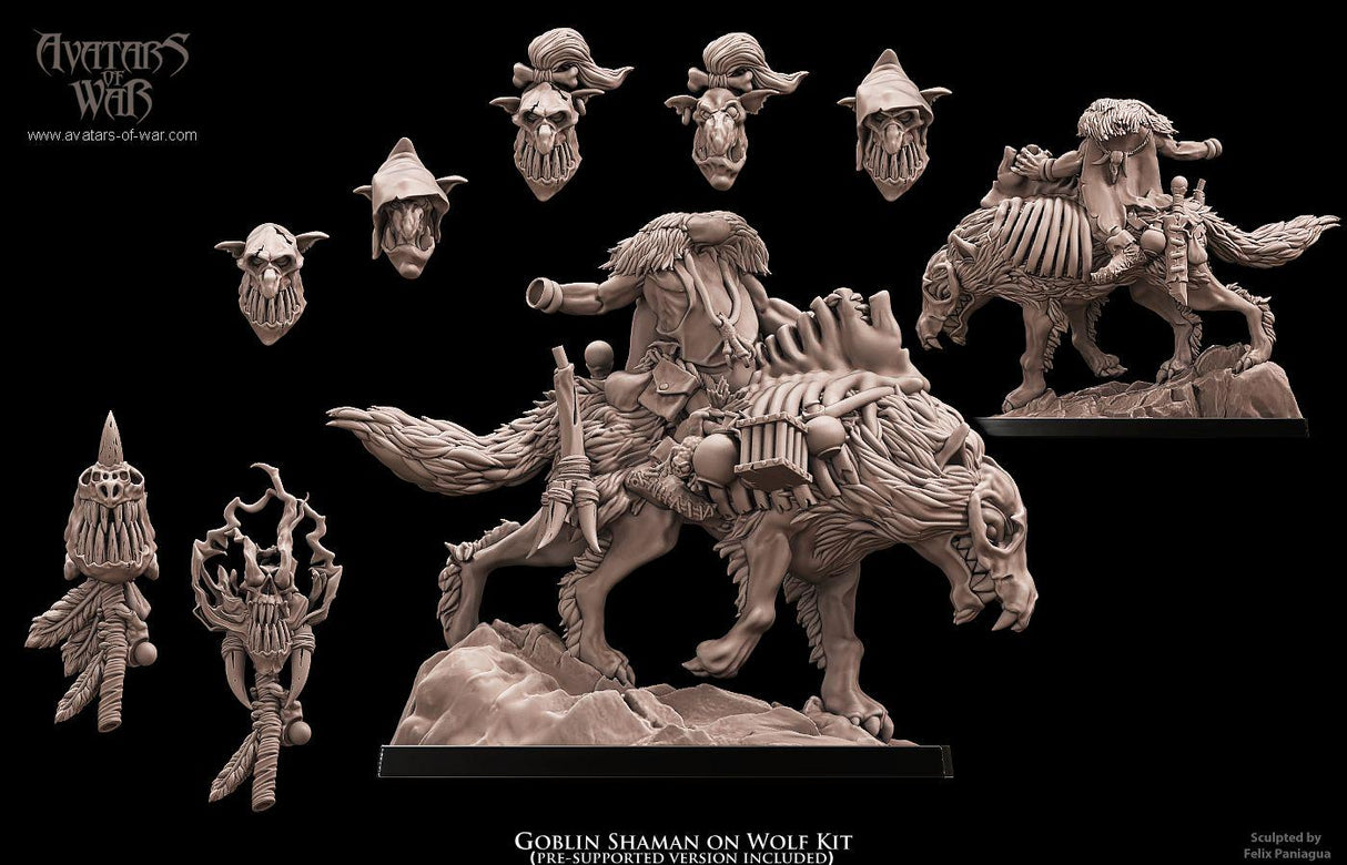Goblin Shaman on Wolf