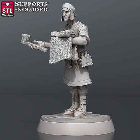 Bathhouse Assistant STL Miniatures - BrodaForge