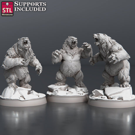 Bear STL Miniatures - BrodaForge