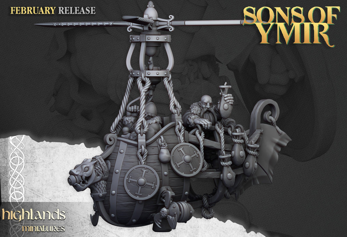 Dwarfs Flying Machine