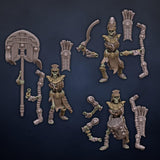 Ancient Skeleton with Bows